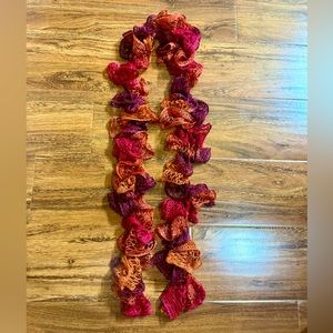 Cute Scarf Winter Fall Spring Red Orange Berry